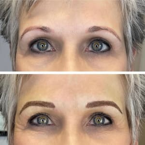 Eyebrow Tattoo result by Shape Up Brow Studio in New Braunfels, TX