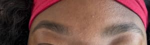 Eyebrow Tattoo result by Shape UR Brows (Threading, Lamination, Facial, Waxing , Microblading, Henna Tattoo) OUTSIDE Killeen Mall in Killeen, TX