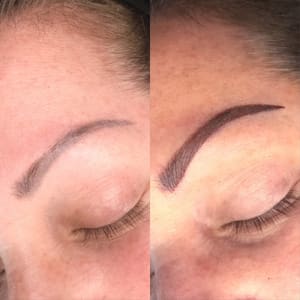 Eyebrow Tattoo result by shara tattoo studio in Peekskill, NY