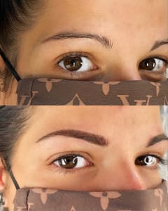 Eyebrow Tattoo result by shara tattoo studio in Peekskill, NY