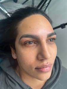 Eyebrow Tattoo result by Shari Saint Brow Design in Westbury, NY
