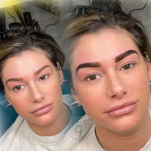 Eyebrow Tattoo result by Shari Saint Brow Design in Westbury, NY