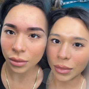 Eyebrow Tattoo result by Shari Saint Brow Design in Westbury, NY