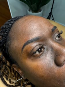 Eyebrow Tattoo result by Shari Saint Brow Design in Westbury, NY