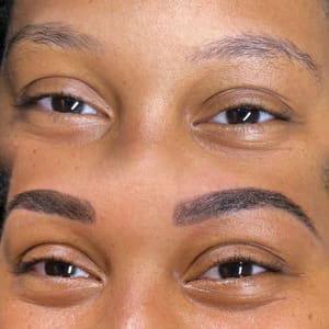 Eyebrow Tattoo result by Shari Saint Brow Design in Westbury, NY