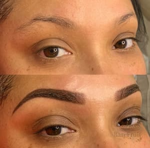 Eyebrow Tattoo result by Shari Saint Brow Design in Westbury, NY