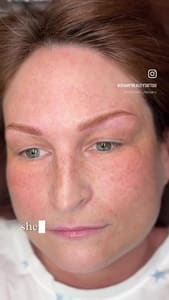 Eyebrow Tattoo result by Sharp Beauty Tattoo & Permanent Makeup Academy in Royal Palm Beach, FL