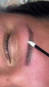 Eyebrow Tattoo result by Sharp Beauty Tattoo & Permanent Makeup Academy in Royal Palm Beach, FL
