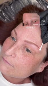 Eyebrow Tattoo result by Sharp Beauty Tattoo & Permanent Makeup Academy in Royal Palm Beach, FL