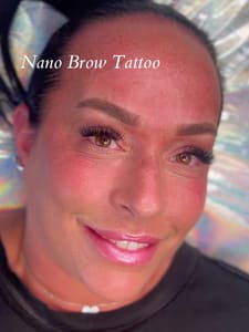 Eyebrow Tattoo result by Sharp Beauty Tattoo & Permanent Makeup Academy in Royal Palm Beach, FL
