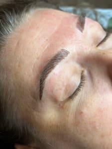 Eyebrow Tattoo result by Sheena Jean Artistry in Cedar City, UT