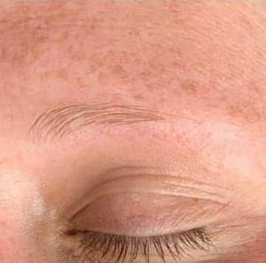 Eyebrow Tattoo result by Shell's Beautique in Jenison, MI