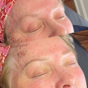 Eyebrow Tattoo result by Shell's Beautique in Jenison, MI