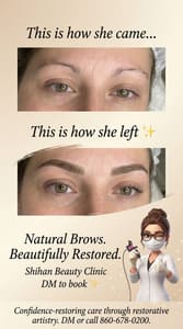 Eyebrow Tattoo result by Shihan Beauty Clinic & Skin Care in Avon, CT
