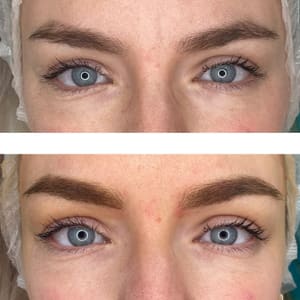 Eyebrow Tattoo result by Shimmer Cosmetic Tattoos in Jersey City, NJ