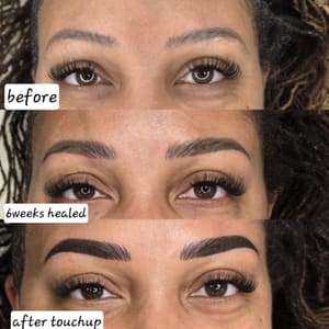 Eyebrow Tattoo result by Shiva Micropigmentation in Sunderland, MA