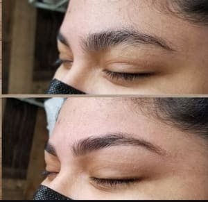 Eyebrow Tattoo result by Signature Beauty by Elena Hernandez in Tarzana, CA