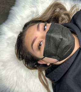 Eyebrow Tattoo result by Signature Beauty Co. LLC in Lufkin, TX