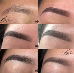 Eyebrow Tattoo result by Signature Beauty Co. LLC in Lufkin, TX