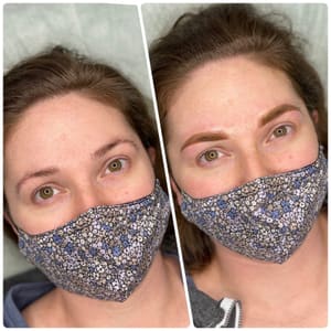 Eyebrow Tattoo result by Signature Beauty Permanent Makeup Studio in Bellevue, WA