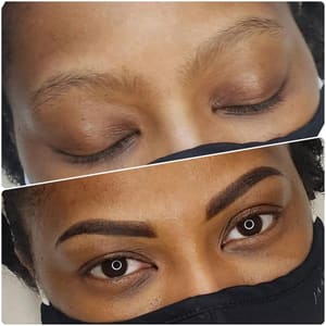 Eyebrow Tattoo result by Signature Beauty Permanent Makeup Studio in Bellevue, WA