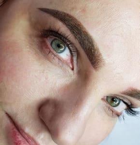 Eyebrow Tattoo result by Signature Beauty Permanent makeup studio in Woodinville, WA