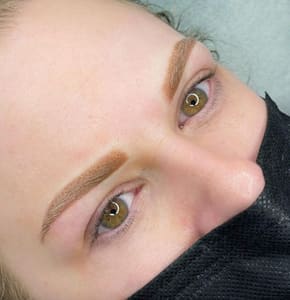 Eyebrow Tattoo result by Signature Beauty Permanent makeup studio in Woodinville, WA