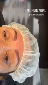 Eyebrow Tattoo result by Signature Brows & Microblading Studio in Downey, CA