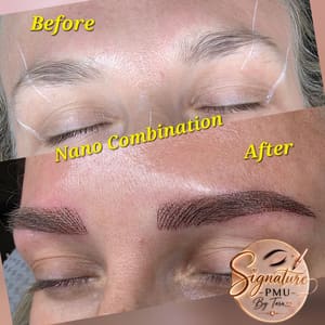Eyebrow Tattoo result by Signature PMU by Tara in Alpharetta, GA
