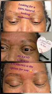 Eyebrow Tattoo result by Signature PMU by Tara in Alpharetta, GA