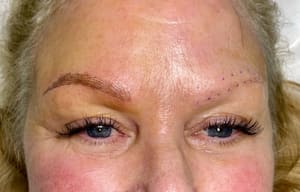 Eyebrow Tattoo result by Silvia Lash and Brow in Huntington Beach, CA