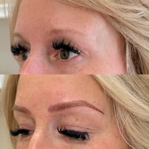 Eyebrow Tattoo result by Silvia Lash and Brow MS in Madison, MS