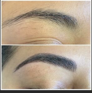 Eyebrow Tattoo result by Simone Valentim in Chelsea, MA