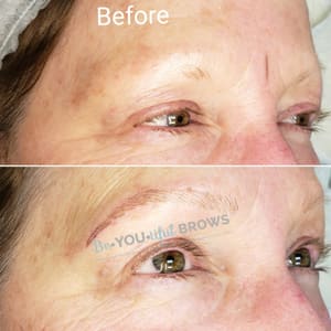 Eyebrow Tattoo result by Simply Beyoutiful in Gretna, NE
