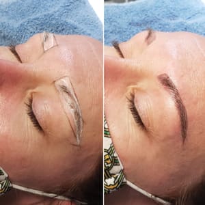 Eyebrow Tattoo result by Simply Beyoutiful in Gretna, NE