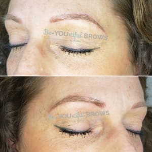 Eyebrow Tattoo result by Simply Beyoutiful in Gretna, NE