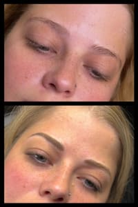 Eyebrow Tattoo result by Simply Permanent by Sandy in Springfield, MO
