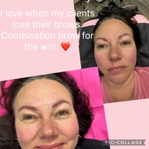 Eyebrow Tattoo result by Simply Skin in Moses Lake, WA