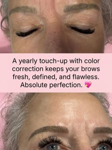 Eyebrow Tattoo result by Simply Skin in Moses Lake, WA
