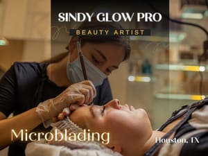 Eyebrow Tattoo result by Sindy Glow Pro in Houston, TX