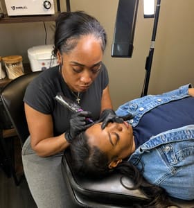 Eyebrow Tattoo result by Siren Beauty Bar in Columbus, OH
