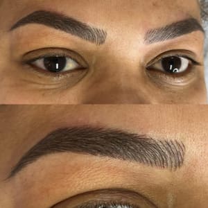 Eyebrow Tattoo result by Sirlei Beauty Spa in Brookfield, CT
