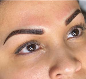 Eyebrow Tattoo result by Sisters Beauty Bar in Cranston, RI