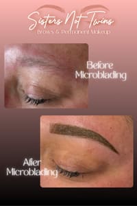 Eyebrow Tattoo result by Sisters Not Twins Brows & Permanent Makeup in Brownstown, IN
