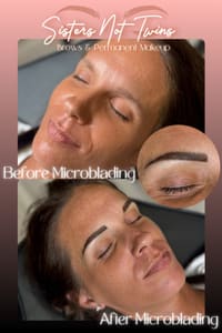 Eyebrow Tattoo result by Sisters Not Twins Brows & Permanent Makeup Nashville in Nashville, IN