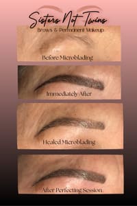 Eyebrow Tattoo result by Sisters Not Twins Brows & Permanent Makeup Nashville in Nashville, IN