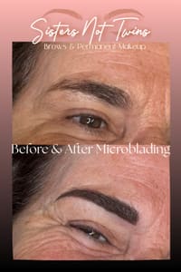 Eyebrow Tattoo result by Sisters Not Twins Brows & Permanent Makeup Nashville in Nashville, IN