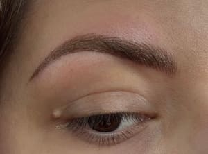 Eyebrow Tattoo result by Six Sigma Beauty in Southington, CT