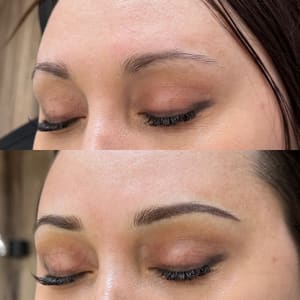 Eyebrow Tattoo result by SK Esthetics in West Burlington, IA