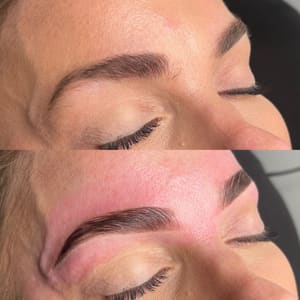 Eyebrow Tattoo result by SK Esthetics in West Burlington, IA